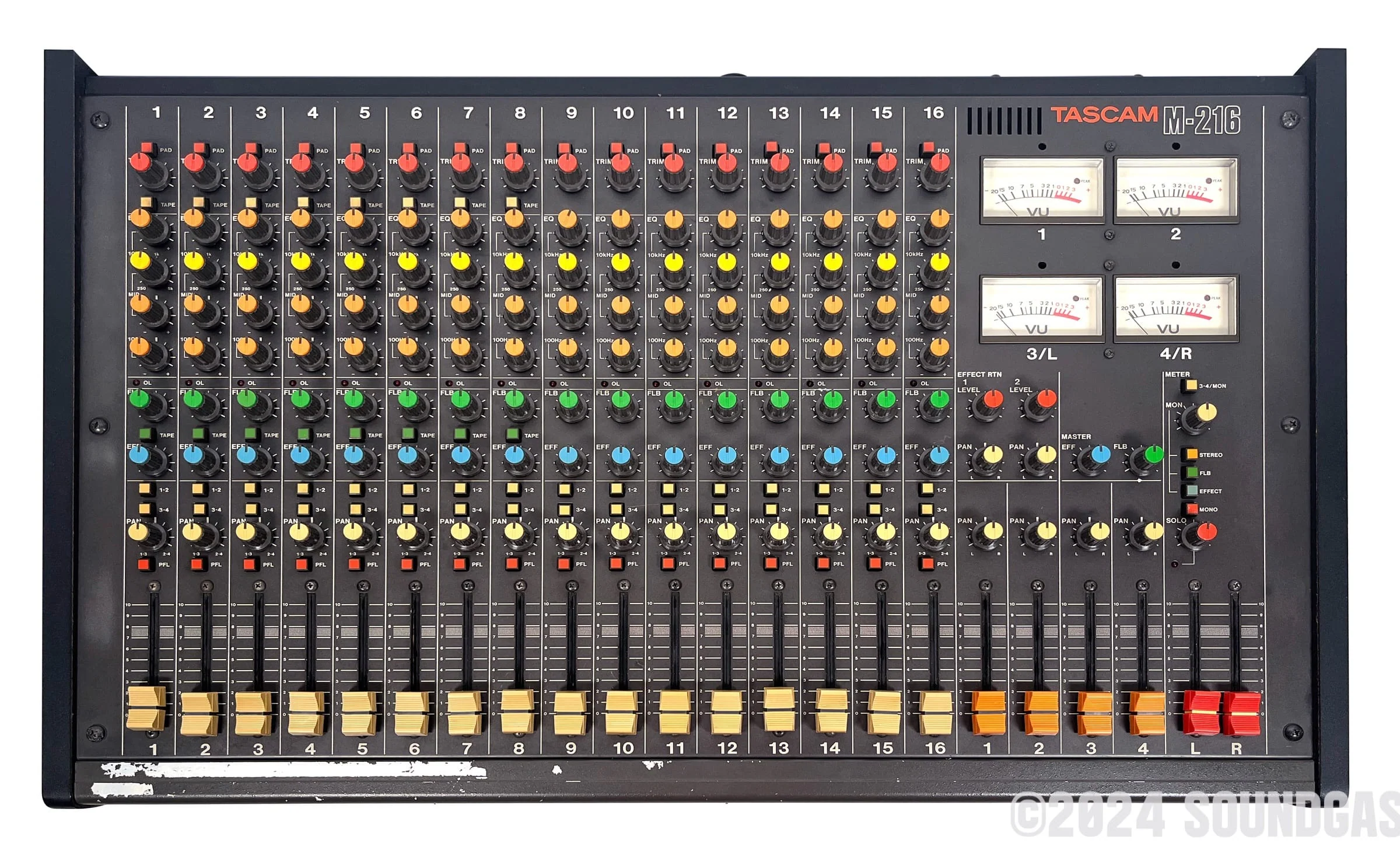 Tascam M-216, 8x Direct Out Mod - Image 10