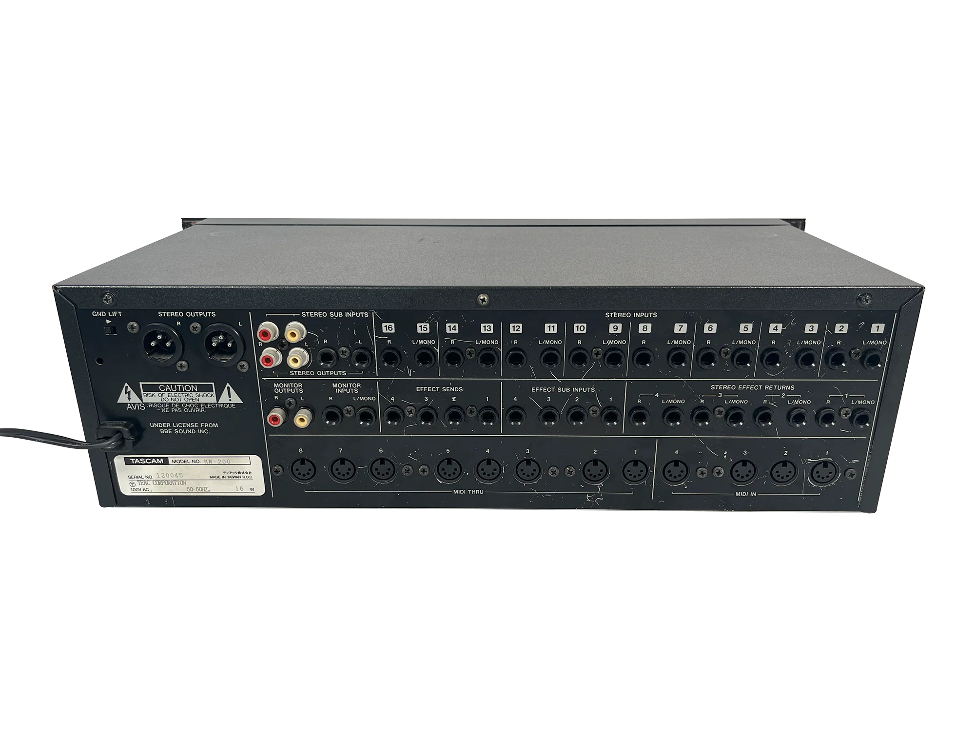 Tascam MM-200 Rack Mixer - Image 6