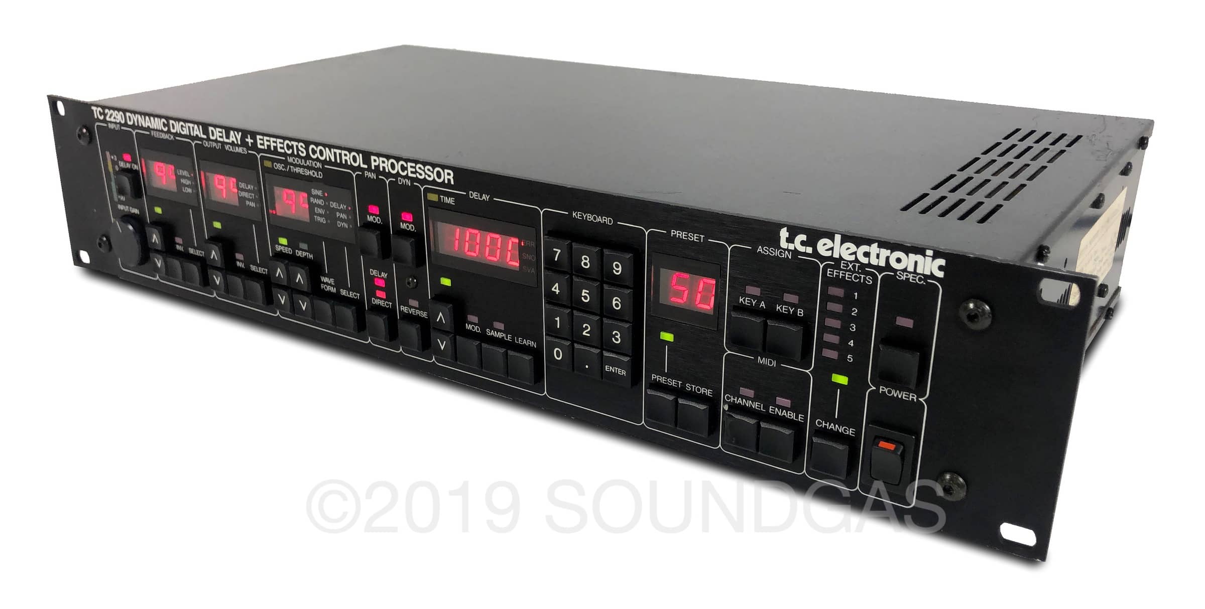 TC Electronic 2290 Dynamic Digital Delay + Effects Control Processor - Image 3