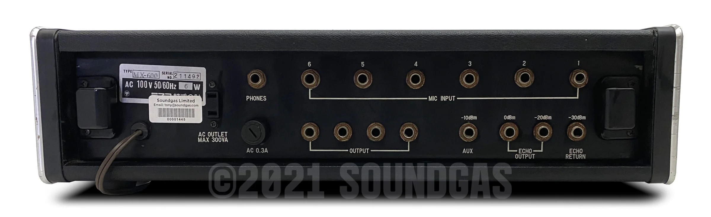 Teisco MX-600 6 Channel Mixer + Reverb - Image 5