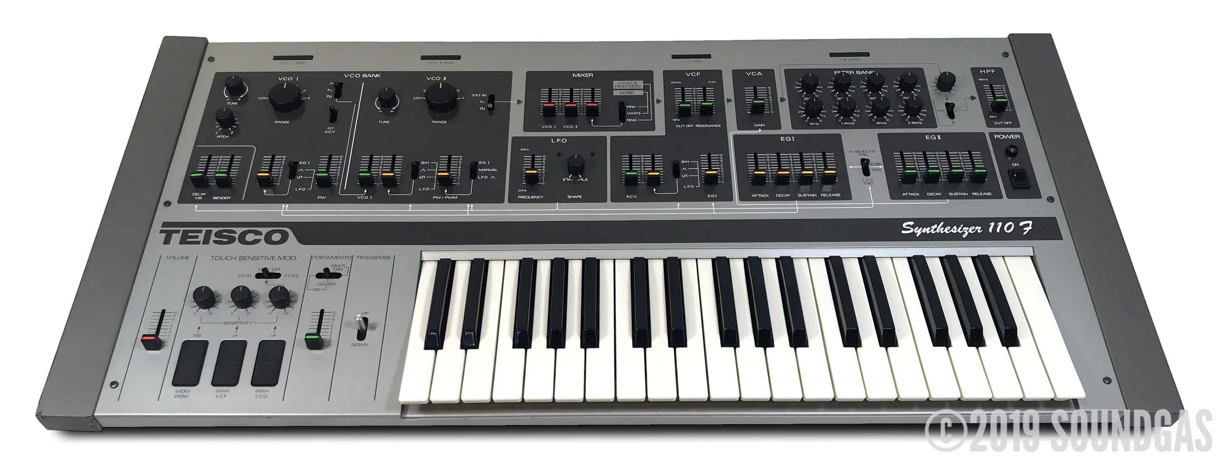 Teisco S-110F Synthesizer - Image 8