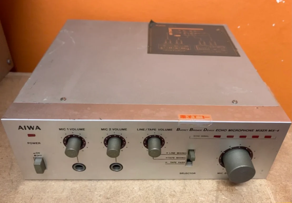 Toy Shop Filth: Aiwa BBD Echo Mic Mixer Mix-4 - Image 2