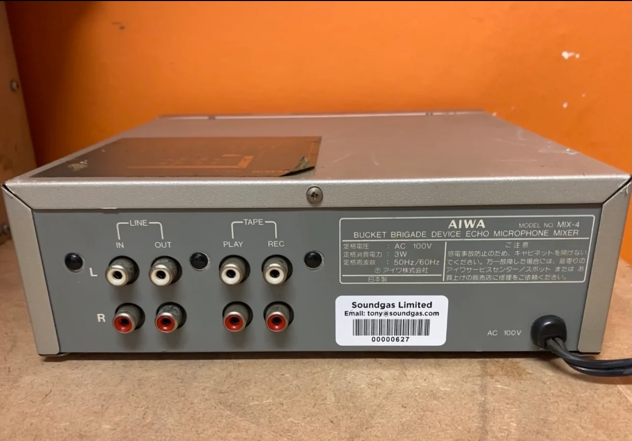 Toy Shop Filth: Aiwa BBD Echo Mic Mixer Mix-4 - Image 3
