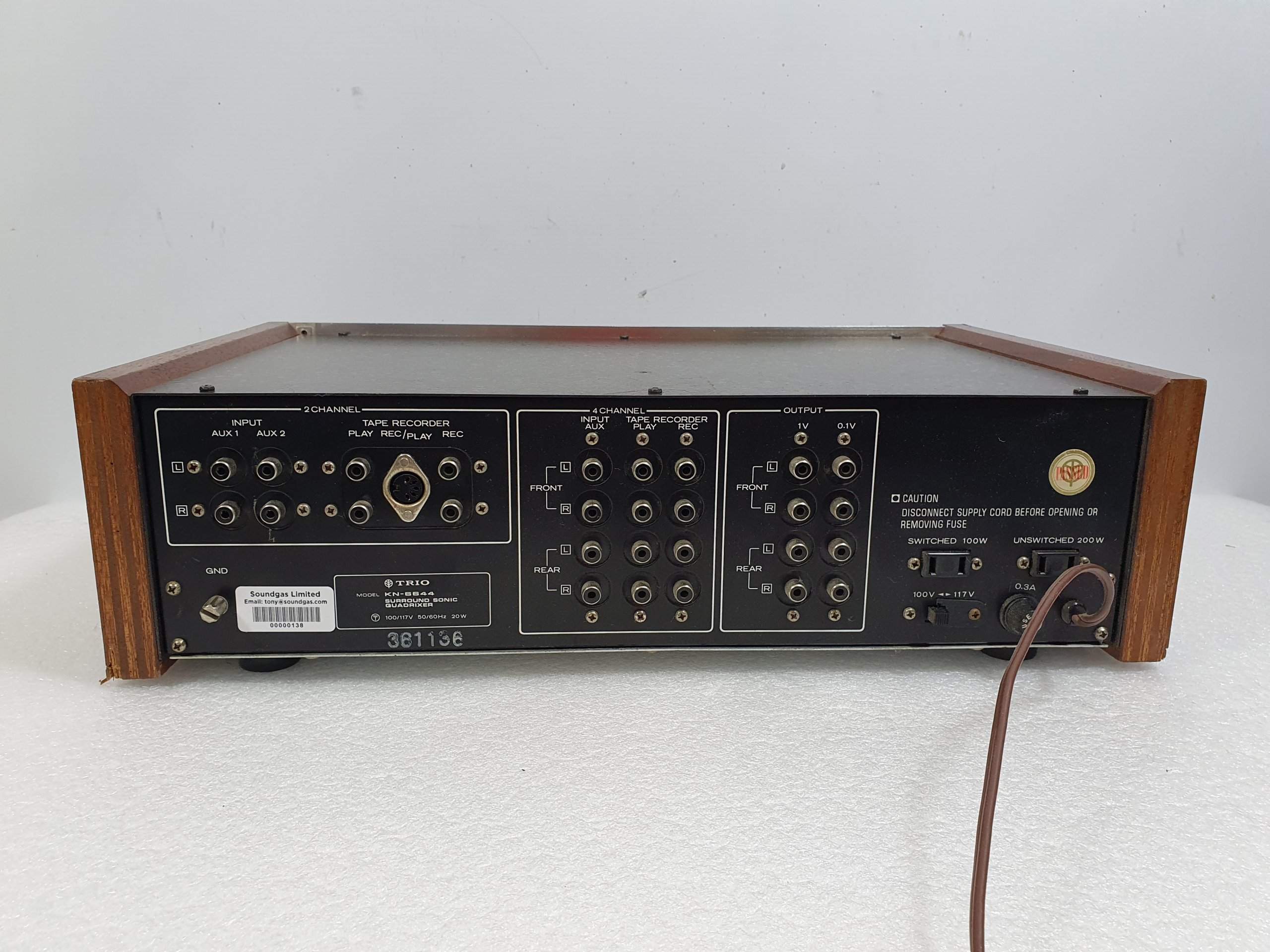 Trio Surround Sonic Quadrixer Model KN-6644 - Image 6