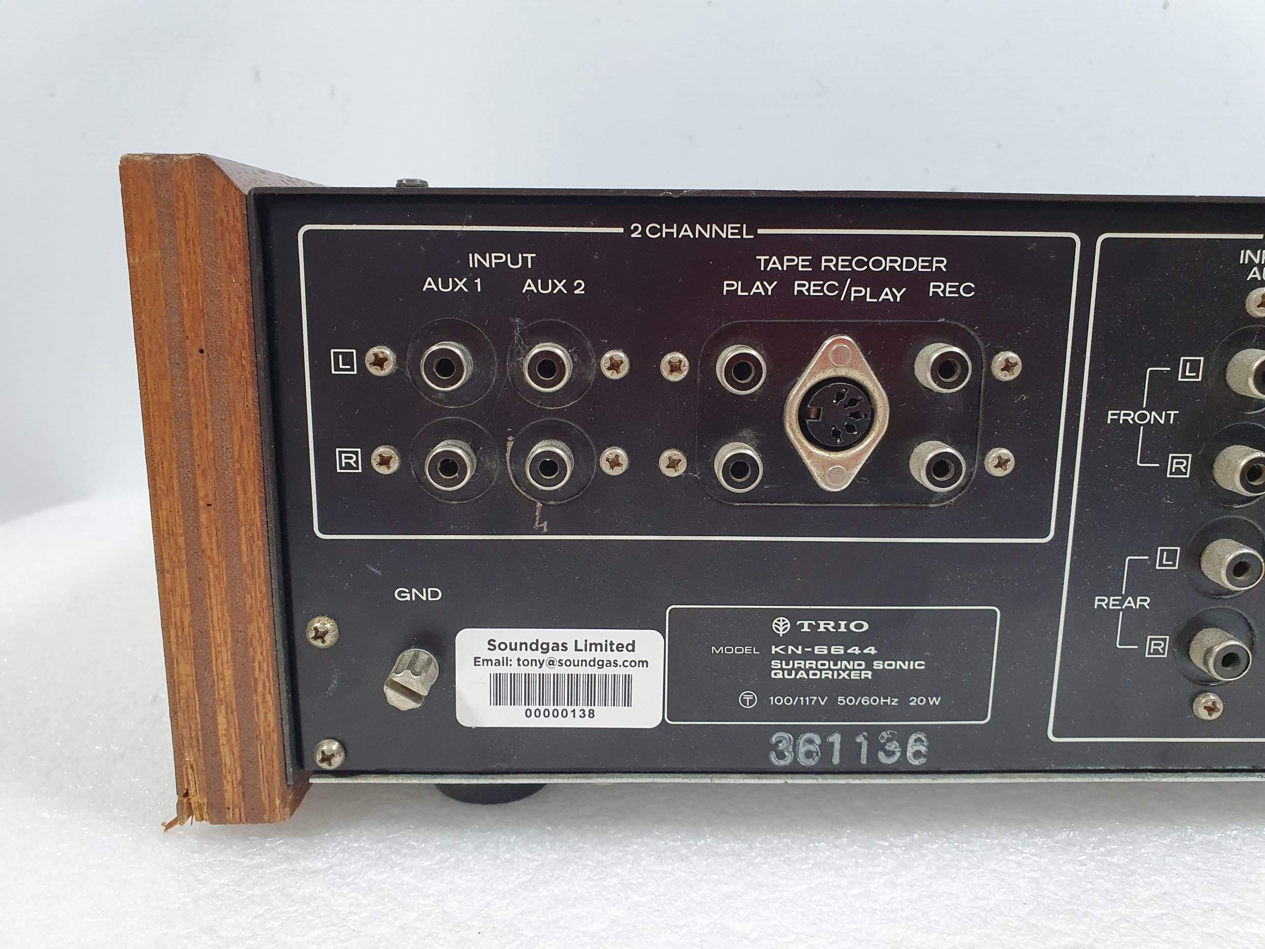 Trio Surround Sonic Quadrixer Model KN-6644 - Image 8