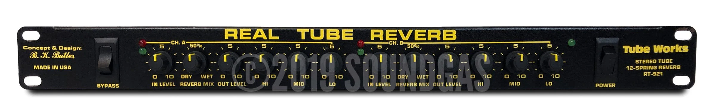 Tube Works Stereo Tube 12-Spring Reverb RT-921 - Image 2