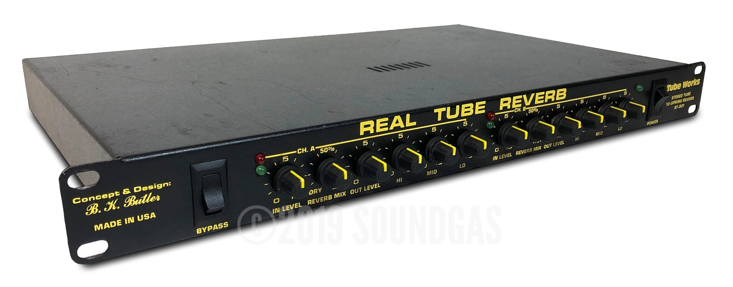 Tube Works Stereo Tube 12-Spring Reverb RT-921 - Image 4
