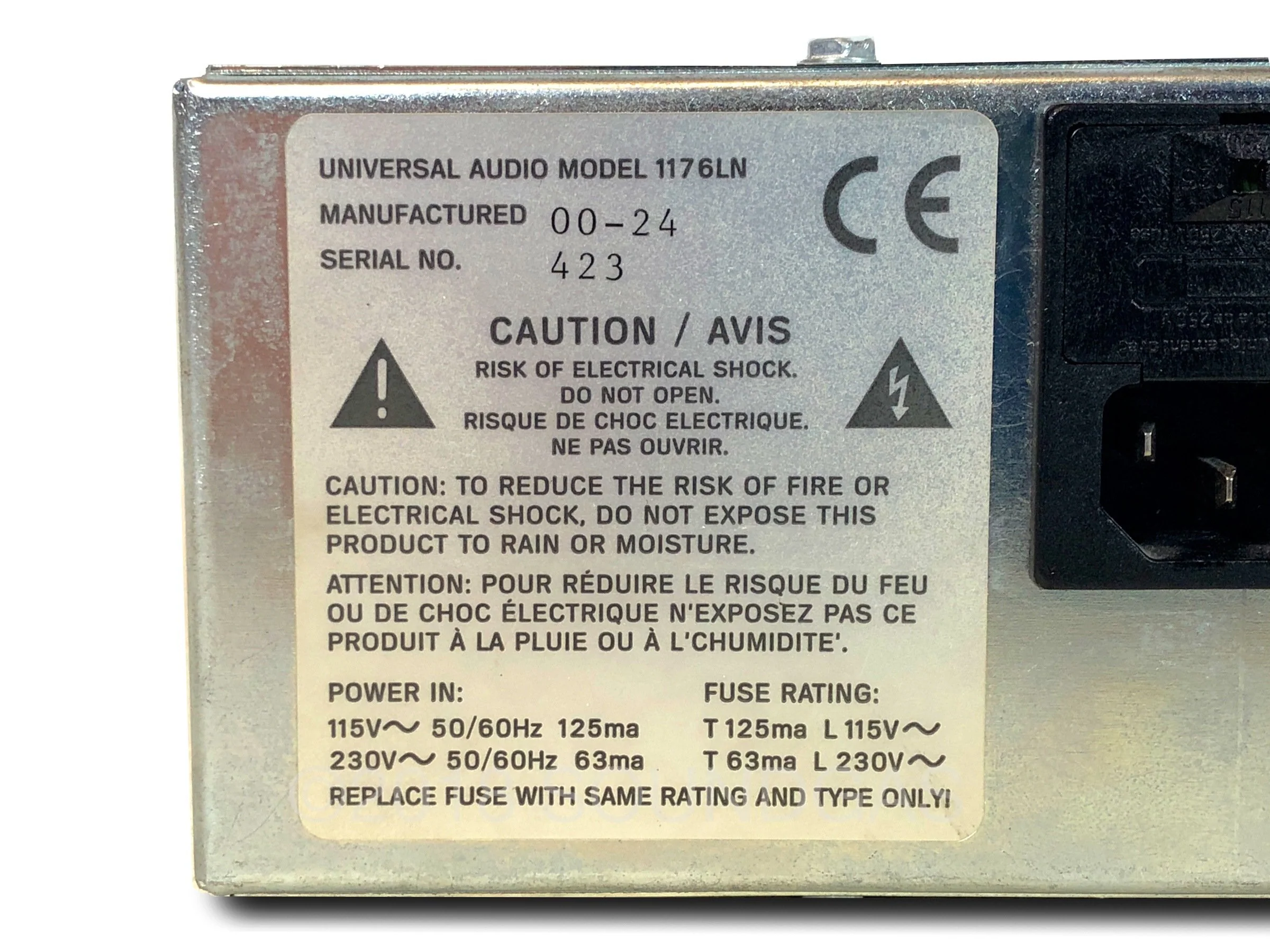 Universal Audio 1176LN Limiting Amplifier - Image 6