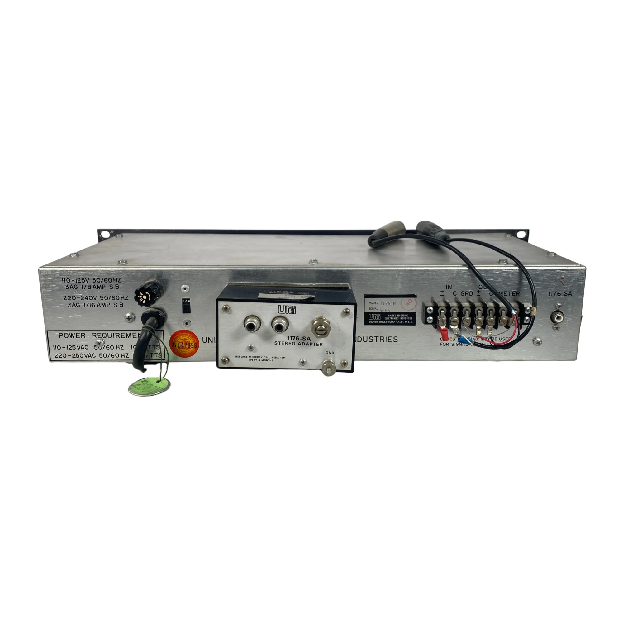 Urei 1176LN Rev F Pair Serials 5666/5667 - Image 10