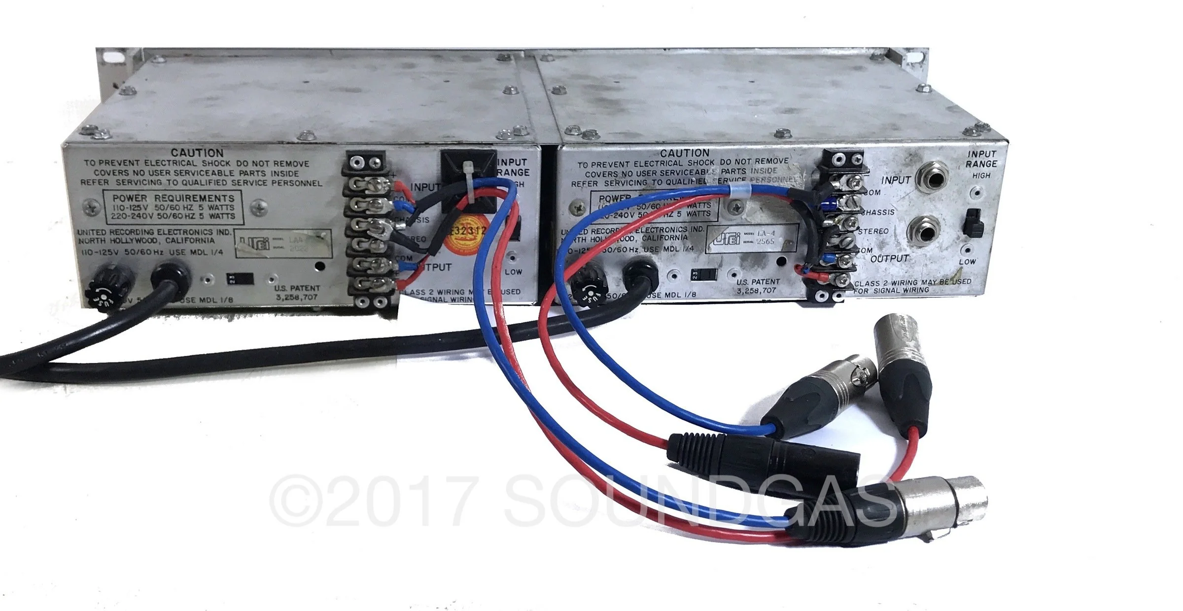 UREI LA-4 Blackface Compressor / Limiter Pair - Image 3