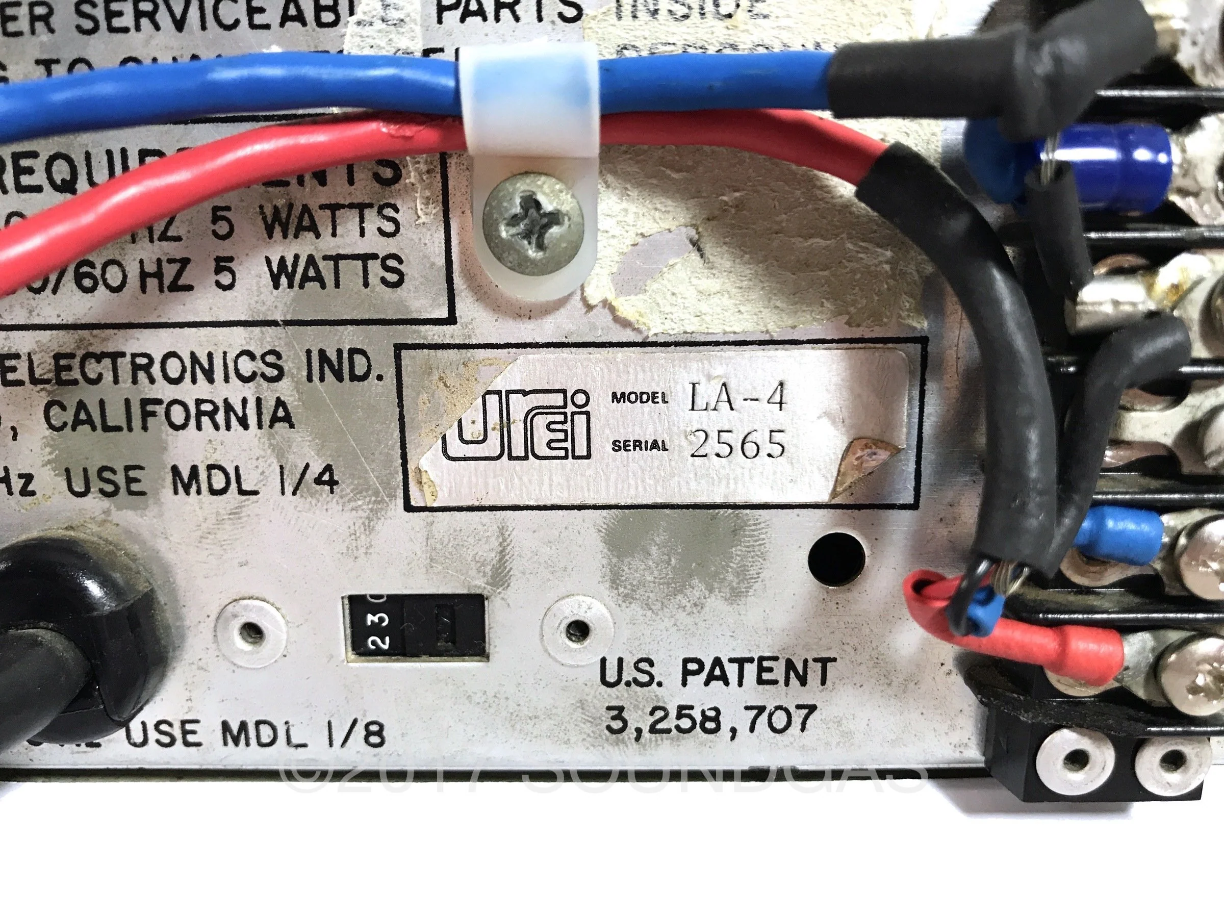 UREI LA-4 Blackface Compressor / Limiter Pair - Image 5