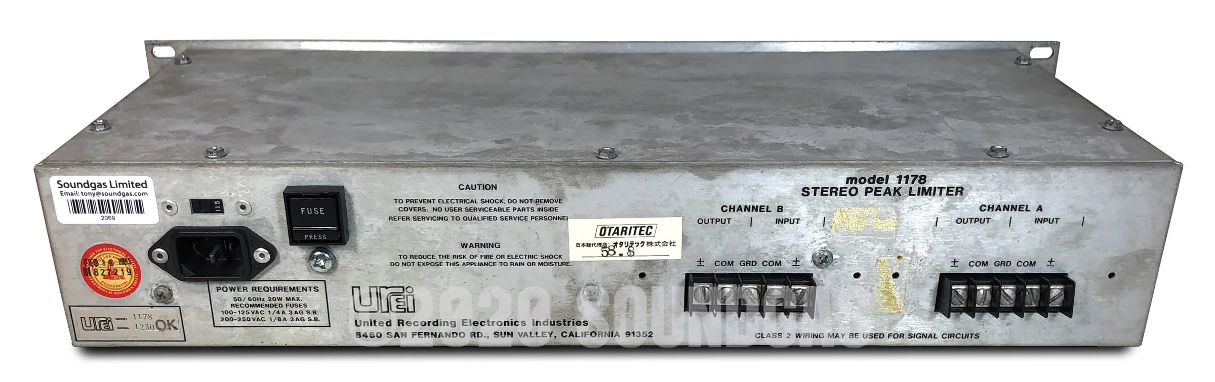Urei Model 1178 - Image 5