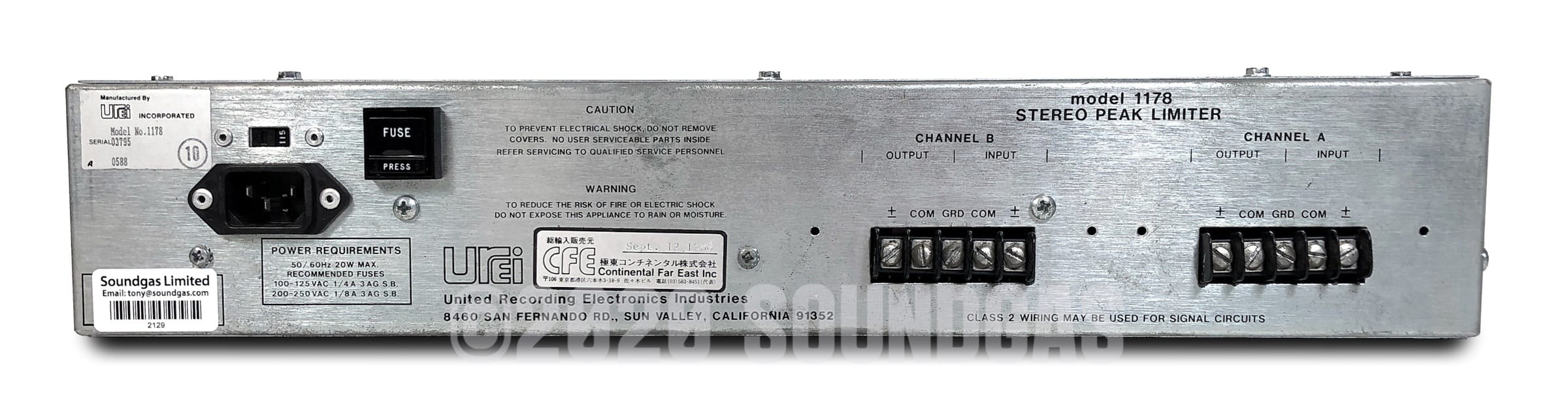 Urei Model 1178 - Image 5