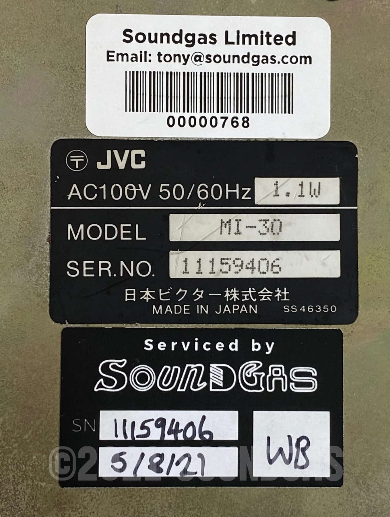 Victor MI-30 Microphone Mixer - Image 7