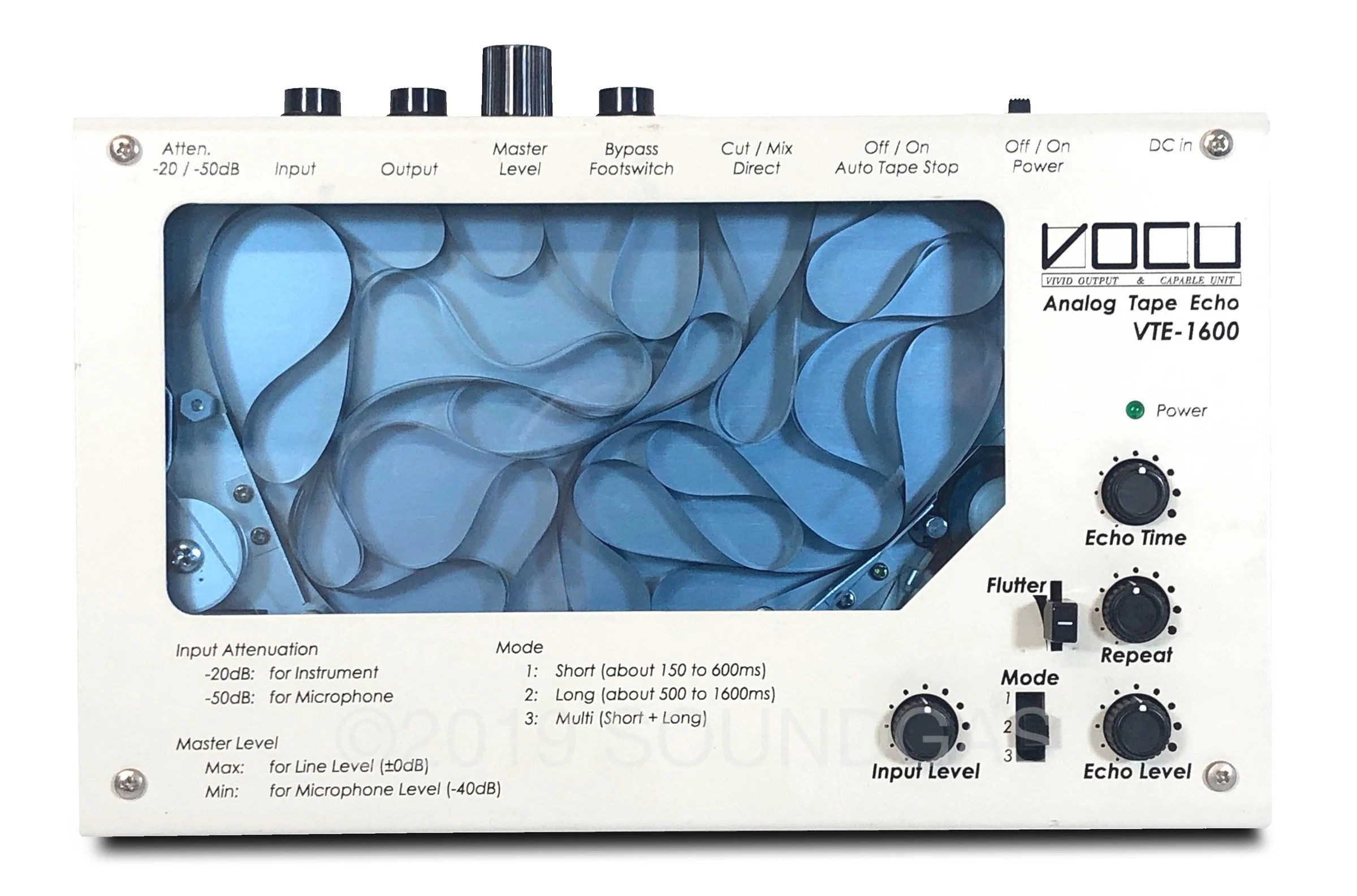VOCU VTE-1600B Compact Tape Echo (Fernandes/Hiwatt) - Image 2