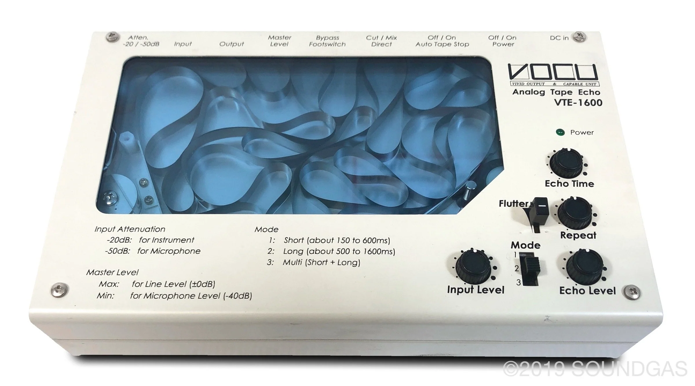 VOCU VTE-1600B Compact Tape Echo (Fernandes/Hiwatt) - Image 8