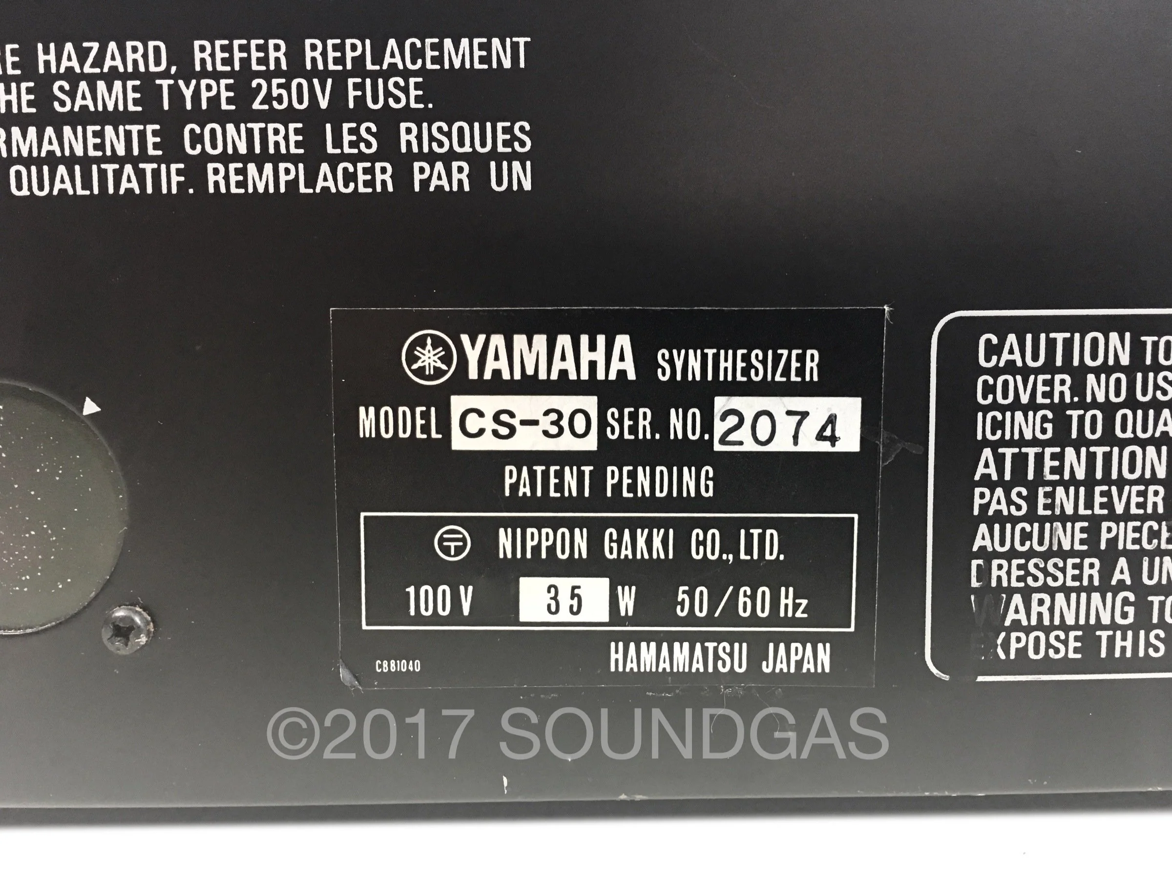Yamaha CS-30 - Image 11