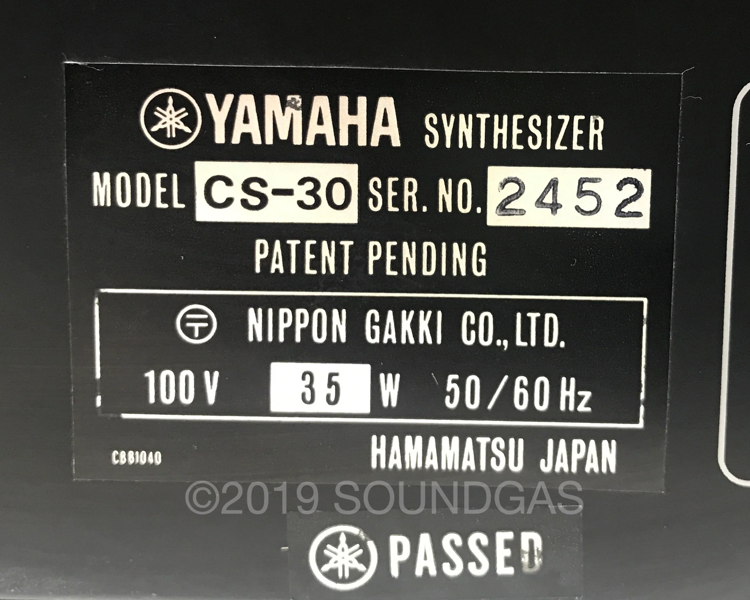 Yamaha CS-30 - Image 11