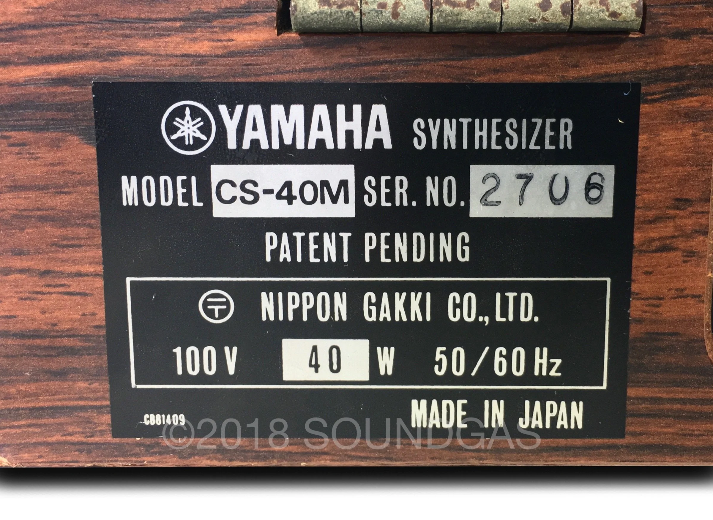 Yamaha CS-40M - Image 14