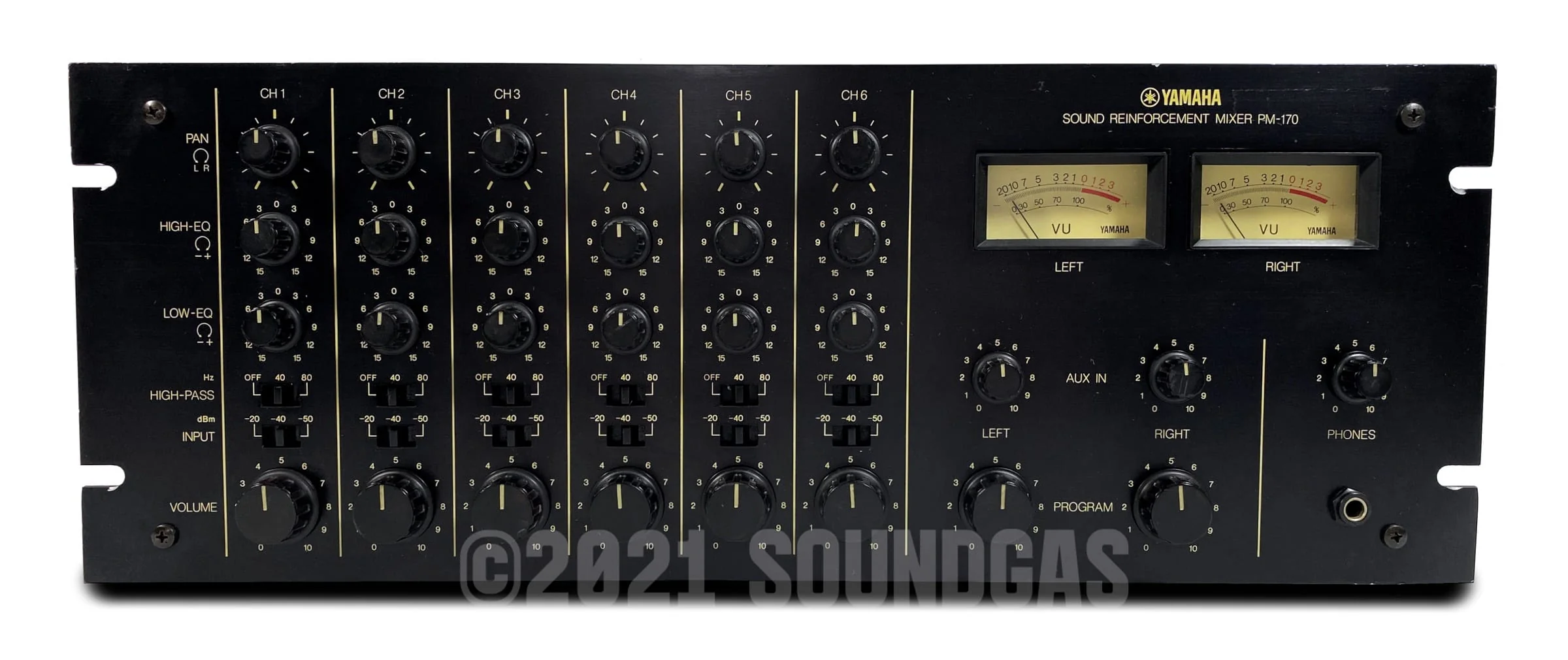 Yamaha PM-170 Rack Mixer - Image 2