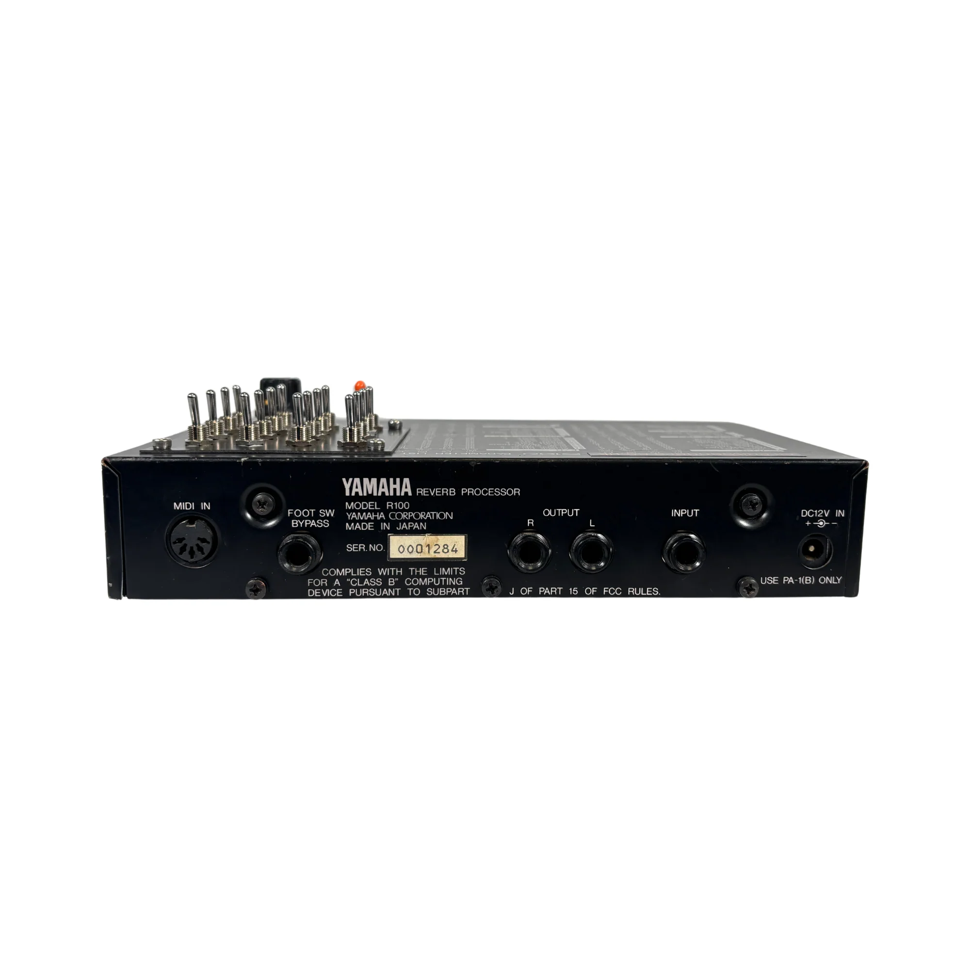 Yamaha R100 Reverb Processor Circuitbent - SN OO01284 - Image 7