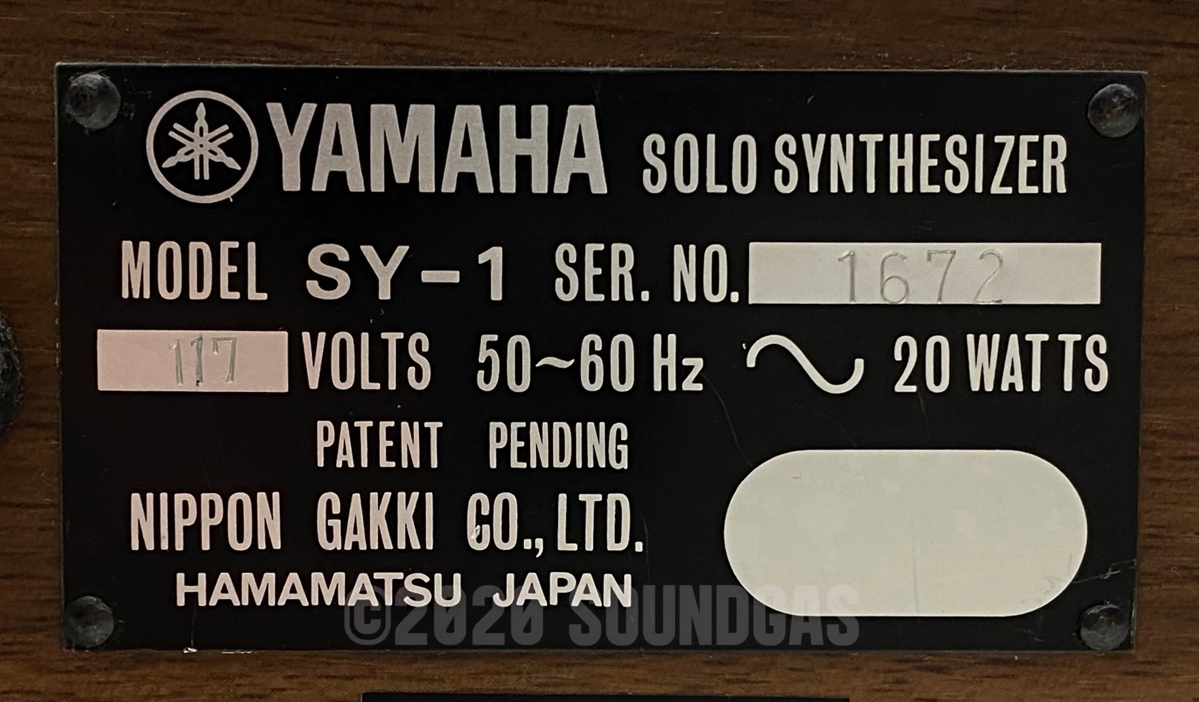 Yamaha SY-1 - Image 12